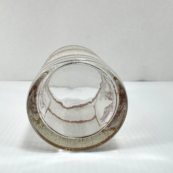 Culver Rocky Mountain National Park Colorado Low Ball Glass Gold Deer Ram - Picture 5 of 5